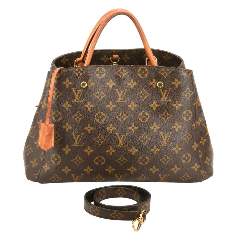 💎✨BEAUTIFUL✨💎Authentic Louis Vuitton Montaigne MM Shoulder Bag 2-Way - Picture 2 of 9
